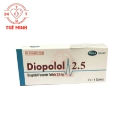 Diopolol 2.5mg Mega - Thuốc điều trị cao huyết áp